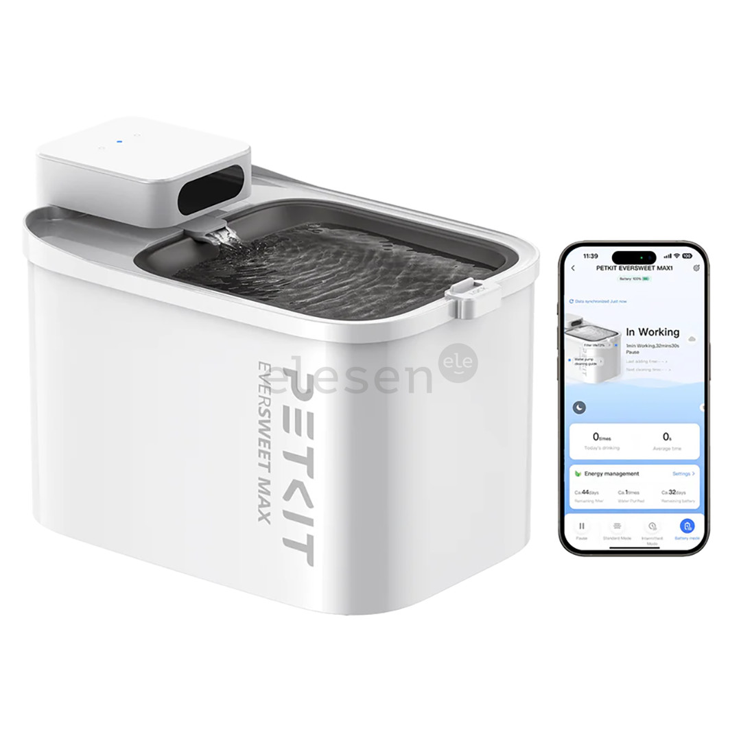 Petkit EverSweet Max, belaidis, baltas - Išmanusis vandens fontanas