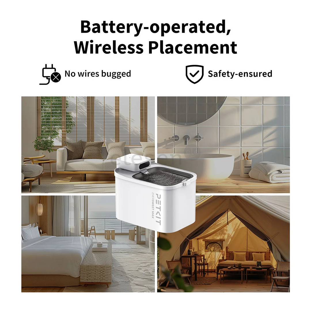 Petkit EverSweet Max, belaidis, baltas - Išmanusis vandens fontanas