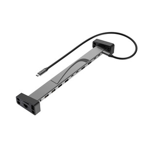 Hama Connect2Office, USB-C, 12 jungčių, 100 W, pilka - Įkrovimo stotelė 00200149