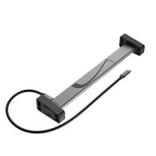 Hama Connect2Office, USB-C, 12 jungčių, 100 W, pilka - Įkrovimo stotelė