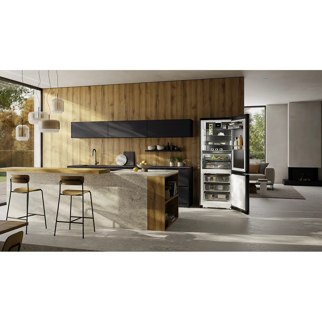 Liebherr peak BioFresh NoFrost, 473 L, aukštis 202 cm, juodo nerūdijančio plieno - Šaldytuvas