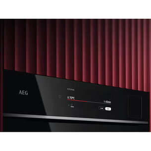 AEG ProAssist with SteamPro 9000 Series, 70 L, juoda - Įmontuojama garinė orkaitė