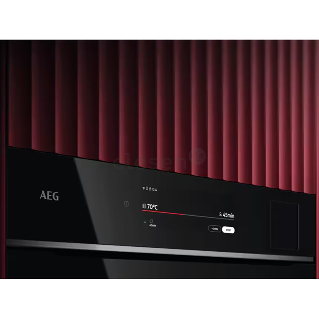 AEG ProAssist with SteamPro 9000 Series, 70 L, juoda - Įmontuojama garinė orkaitė