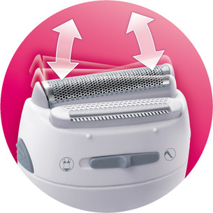 Braun Silk-épil, violetinis - Skustuvas