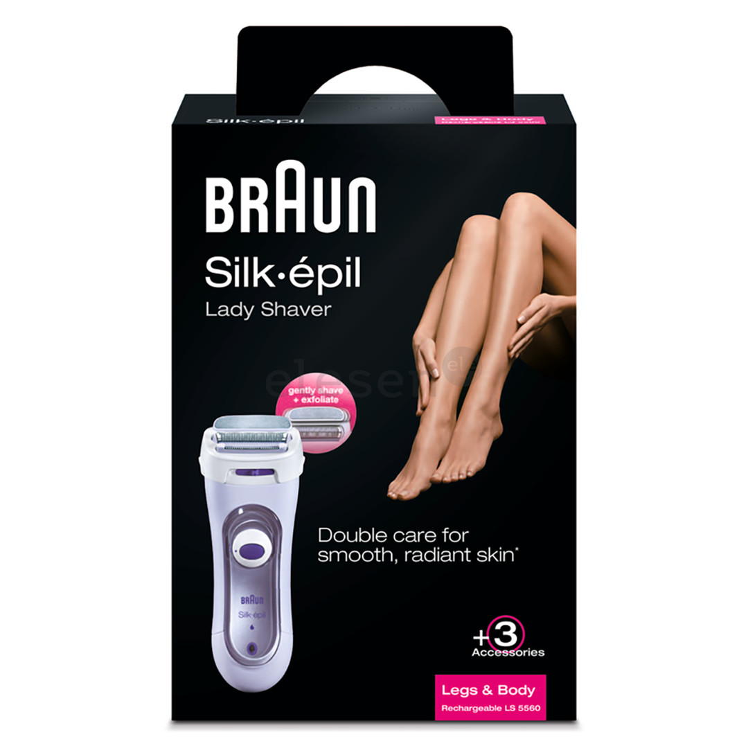 Braun Silk-épil, violetinis - Skustuvas