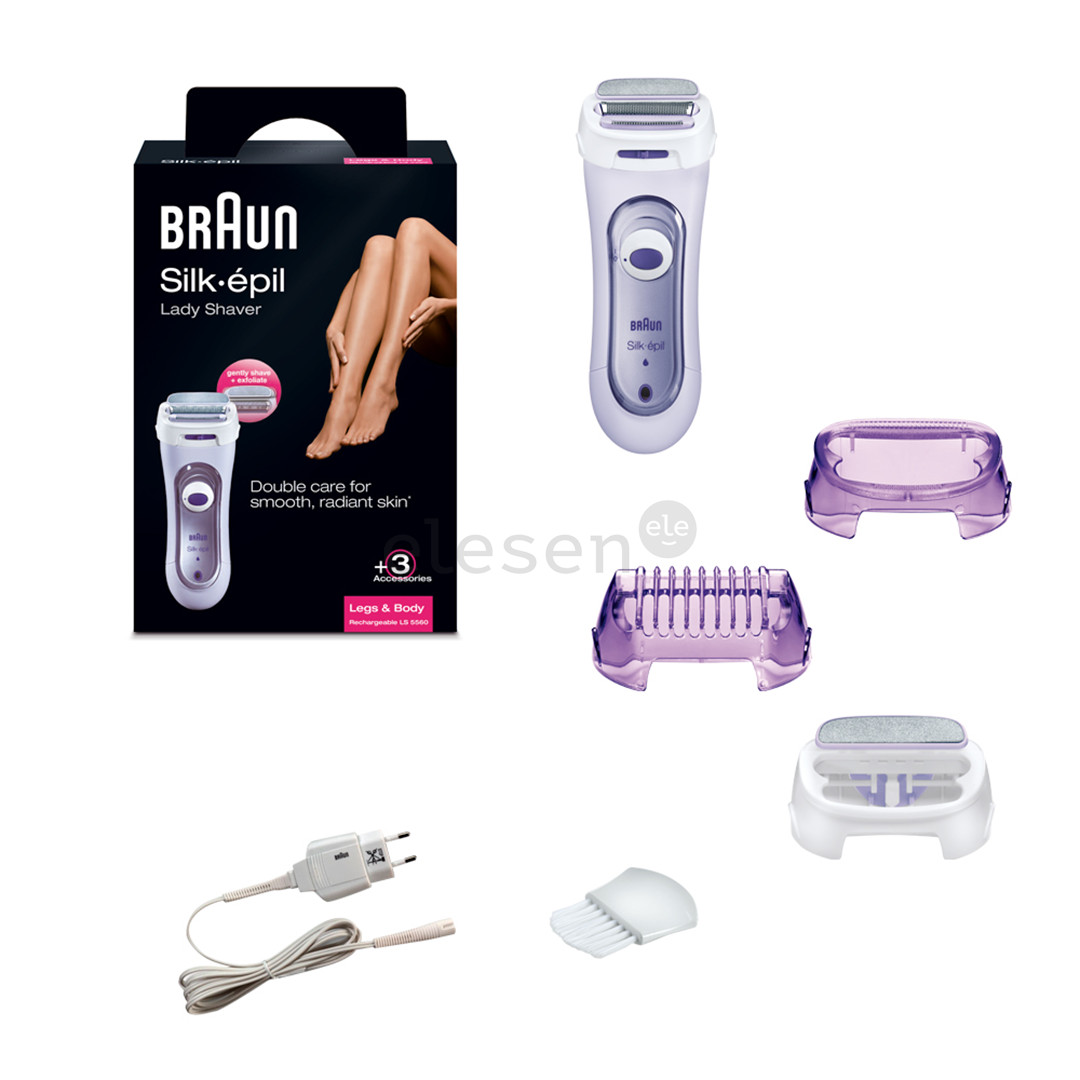 Braun Silk-épil, violetinis - Skustuvas
