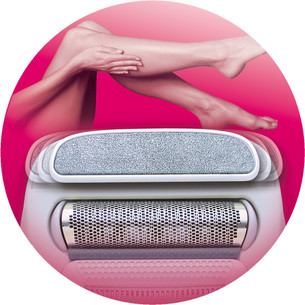 Braun Silk-épil, violetinis - Skustuvas