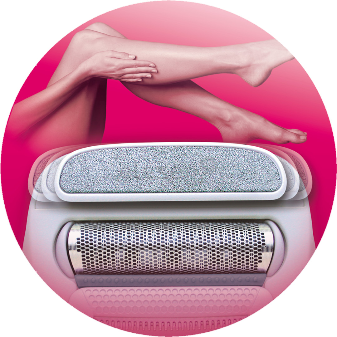 Braun Silk-épil, violetinis - Skustuvas