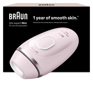 Braun Silk-expert Mini, rožinis - Fotoepiliatorius