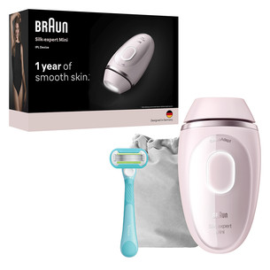 Braun Silk-expert Mini, rožinis - Fotoepiliatorius PL1111PINK