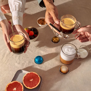 Krups Nespresso Vertuo Plus, matinis juodas - Kapsulinis kavos aparatas