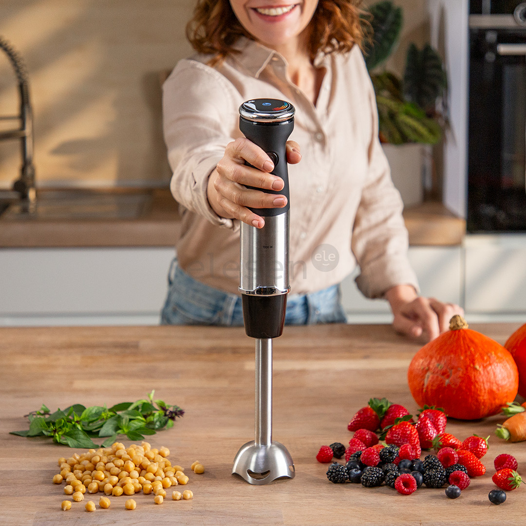 Tefal Quickchef+, 1000 Вт, черный - Погружной блендер