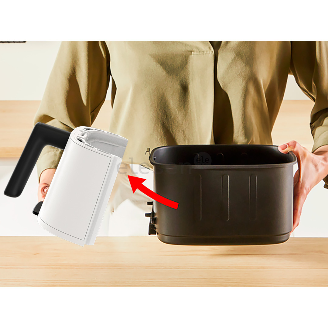 Tefal Easy Fry Silence, 1670 W, 5 L, balta - Karšto oro gruzdintuvė