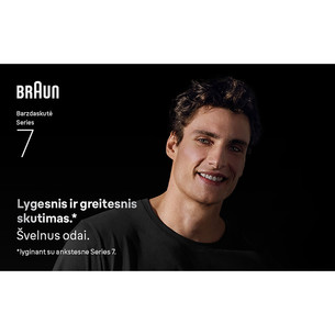Braun, series 7, Wet & Dry, grey - Shaver