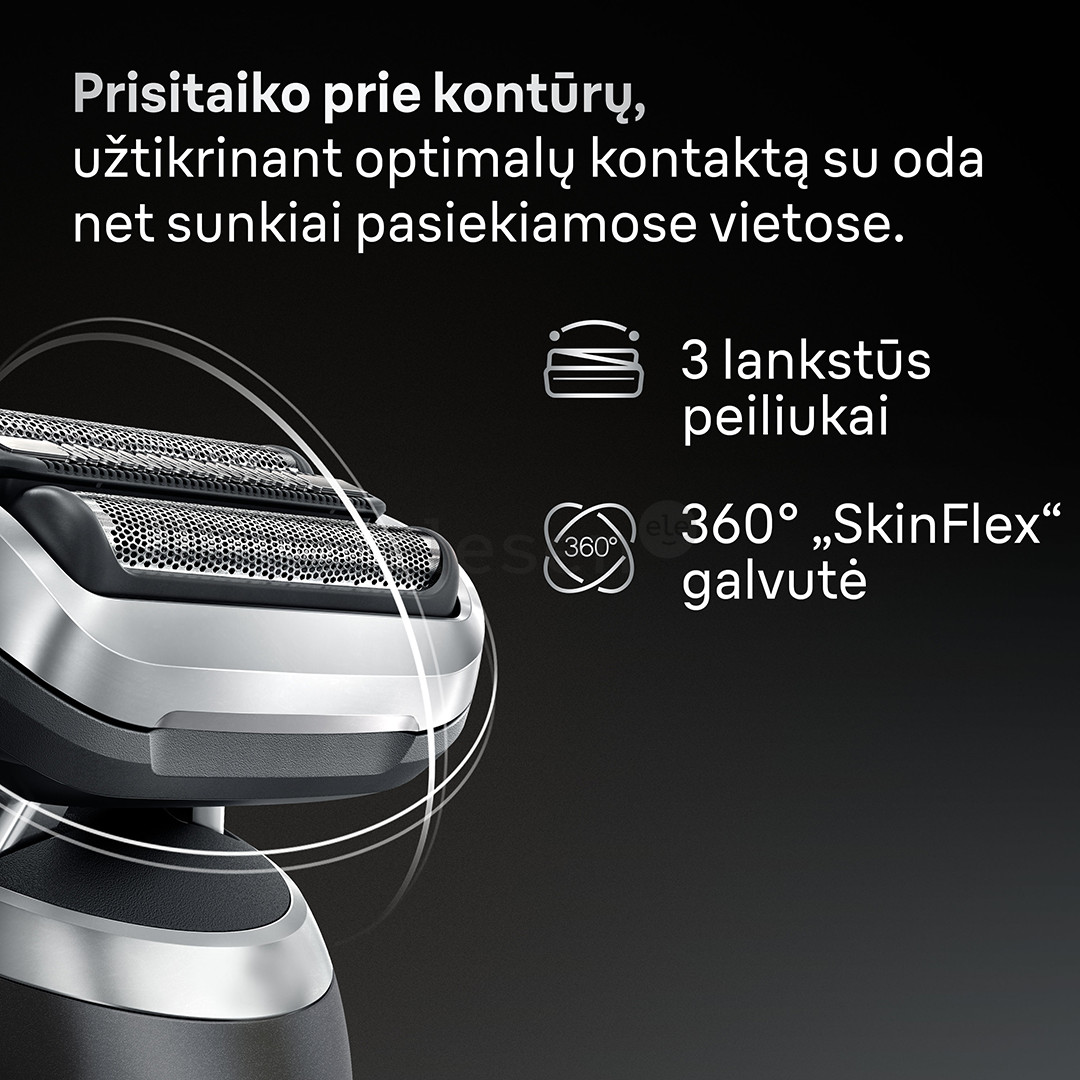 Braun, series 7, Wet & Dry, grey - Shaver