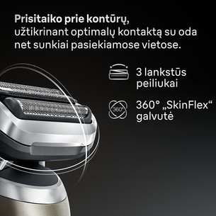 Braun Series 7, wet & dry, brown - Shaver