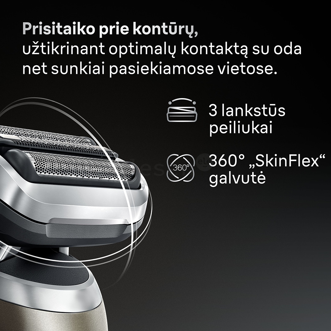 Braun Series 7, wet & dry, brown - Shaver