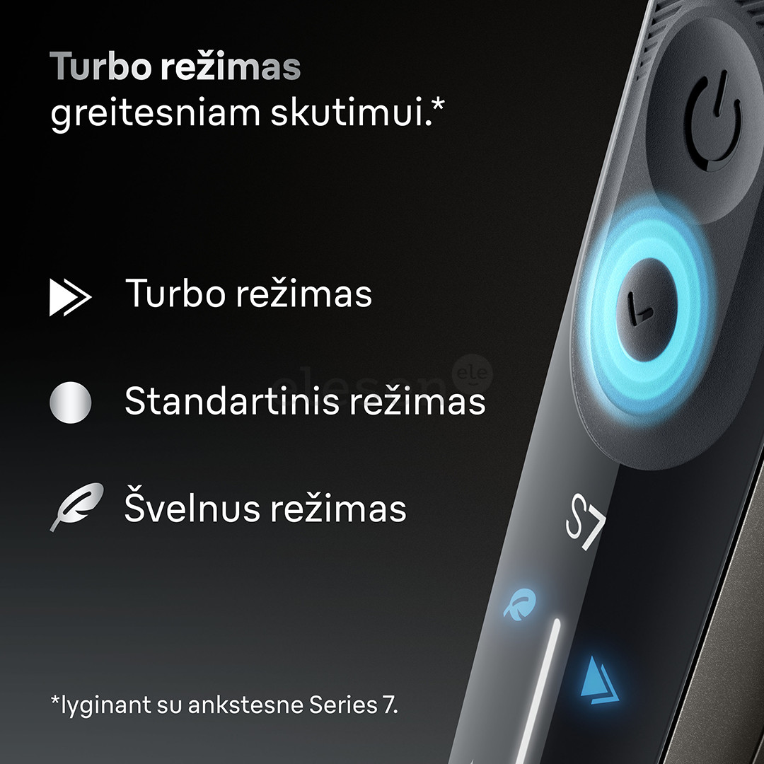 Braun Series 7, wet & dry, brown - Shaver