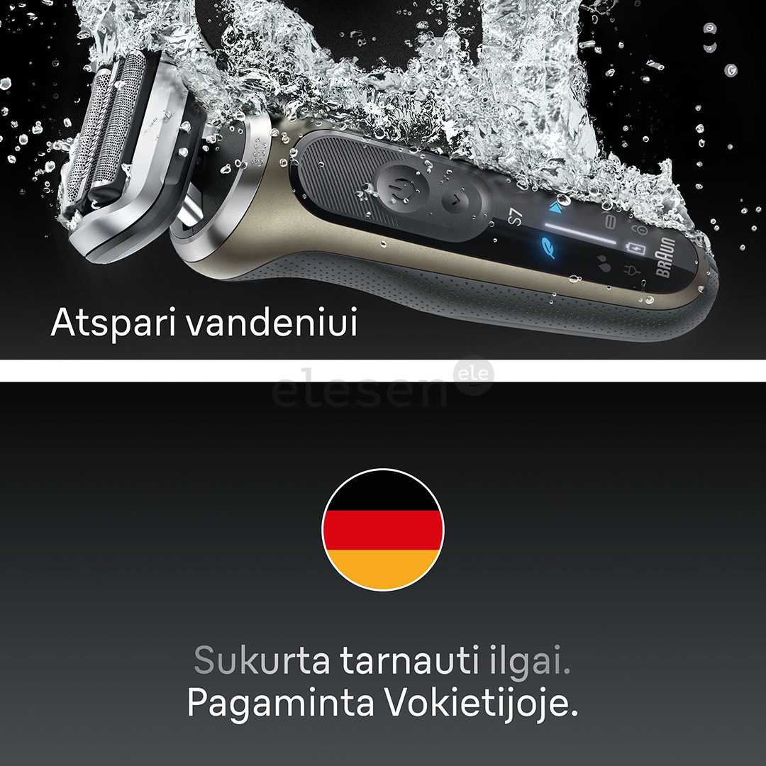 Braun Series 7, wet & dry, brown - Shaver