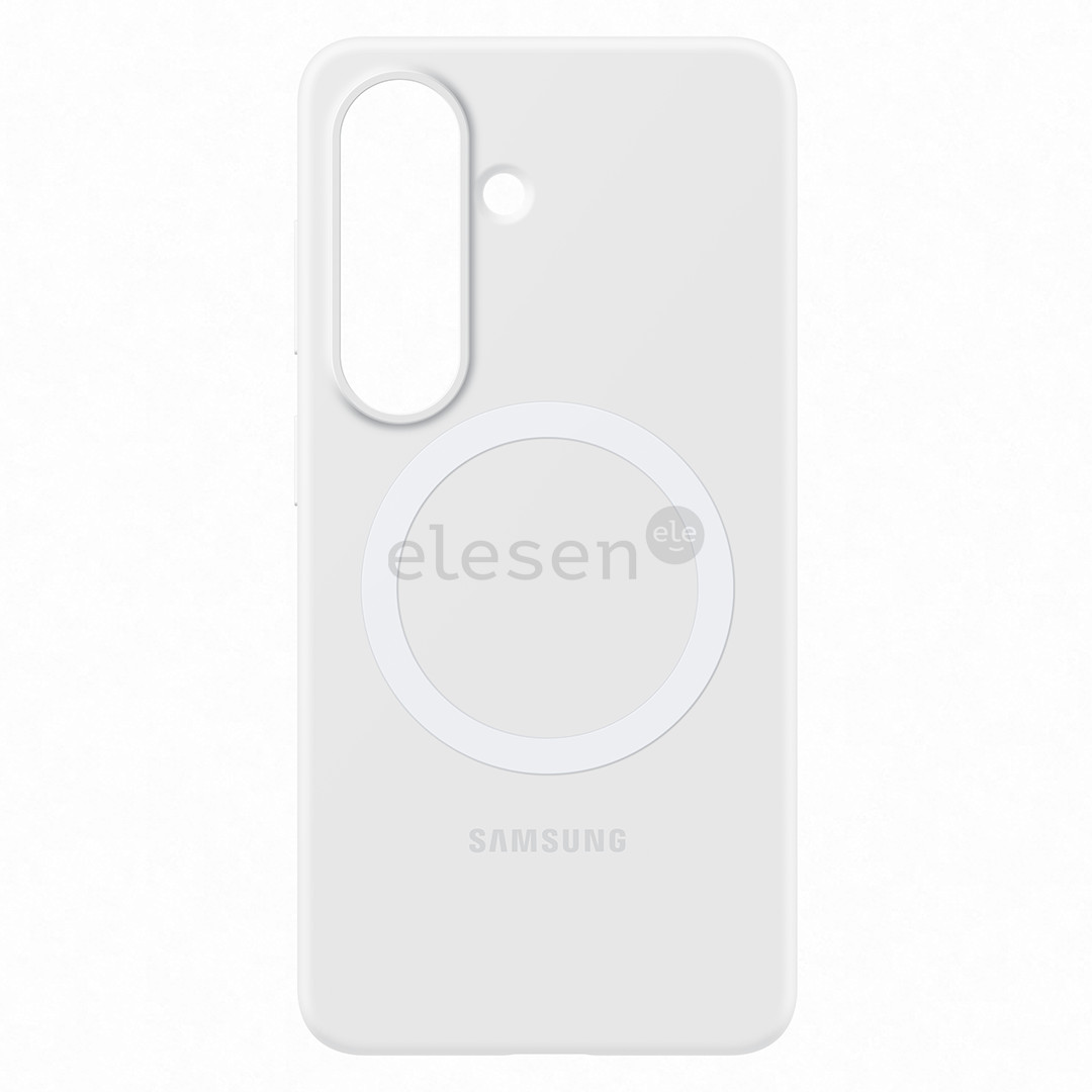 Samsung Silicone Magnet Case, Galaxy S26, белый - Чехол