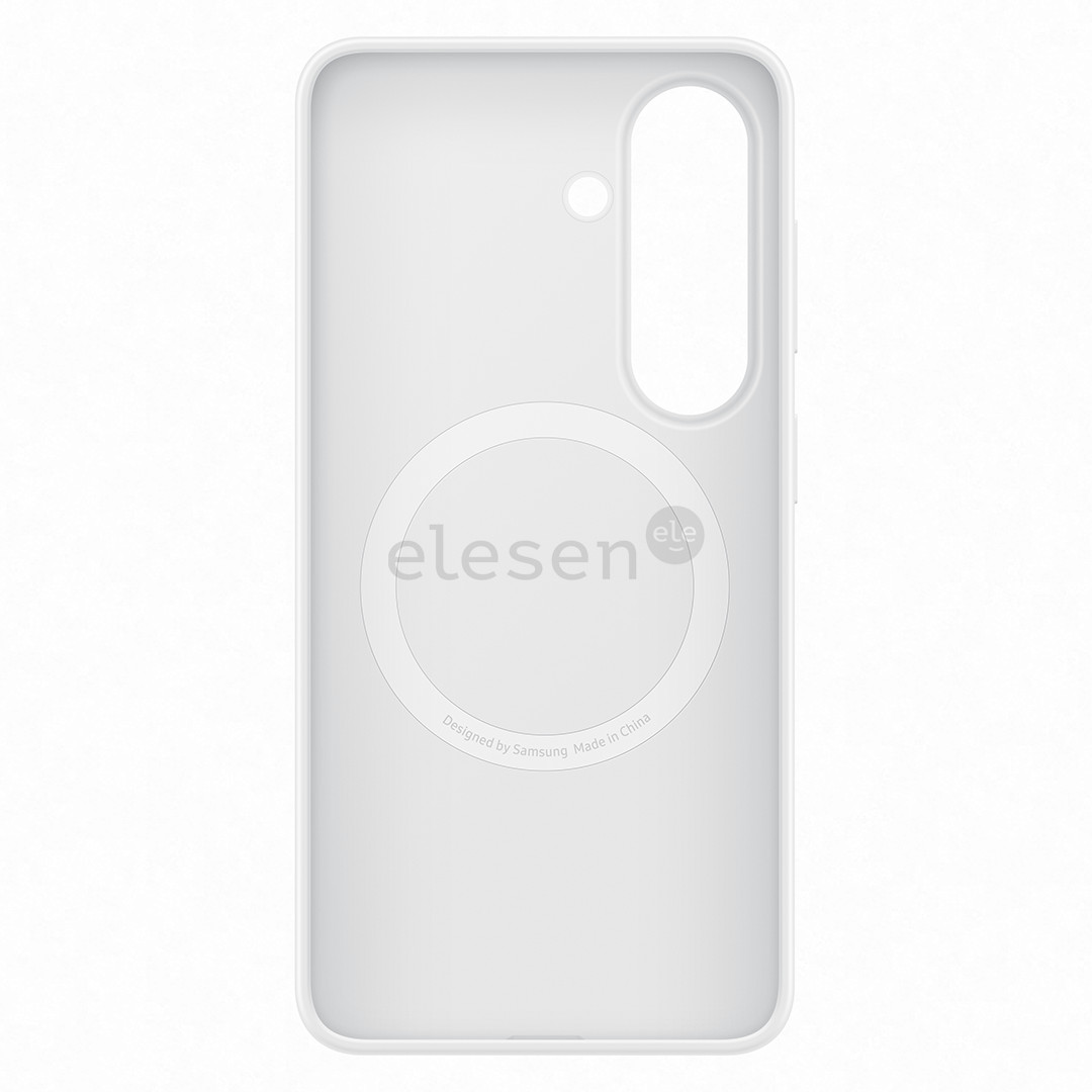 Samsung Silicone Magnet Case, Galaxy S26, белый - Чехол