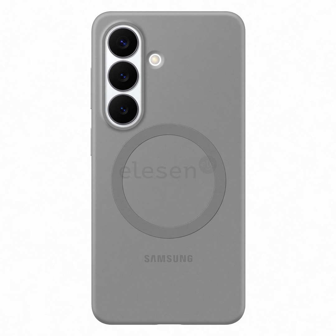 Samsung Silicone Magnet Case, Galaxy S26, серый - Чехол
