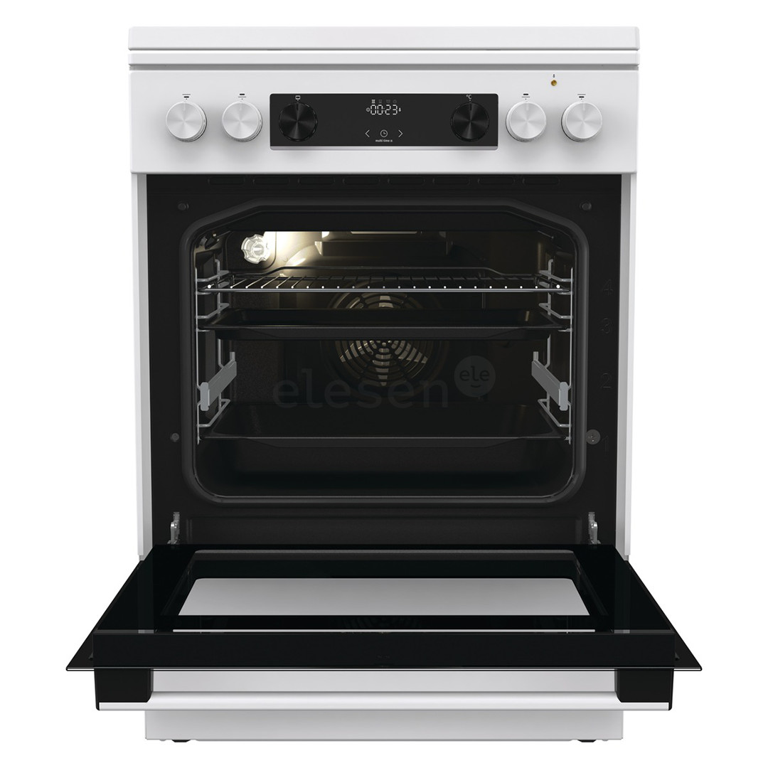 Gorenje, 71 л, ширина 60 см, белый - Газовая плита с электрической духовкой