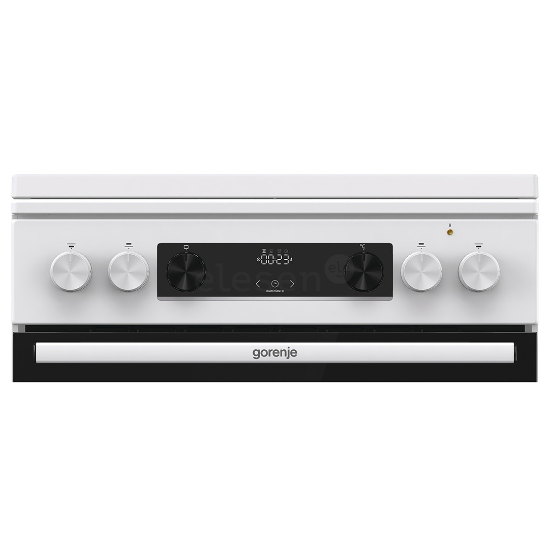 Gorenje, 71 л, ширина 60 см, белый - Газовая плита с электрической духовкой