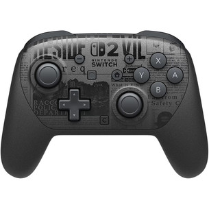 Nintendo Pro Controller Resident Evil Requiem Edition, Nintendo Switch 2, juodas - Belaidis žaidimų pultelis 045496321840