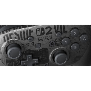 Nintendo Pro Controller Resident Evil Requiem Edition, Nintendo Switch 2, juodas - Belaidis žaidimų pultelis