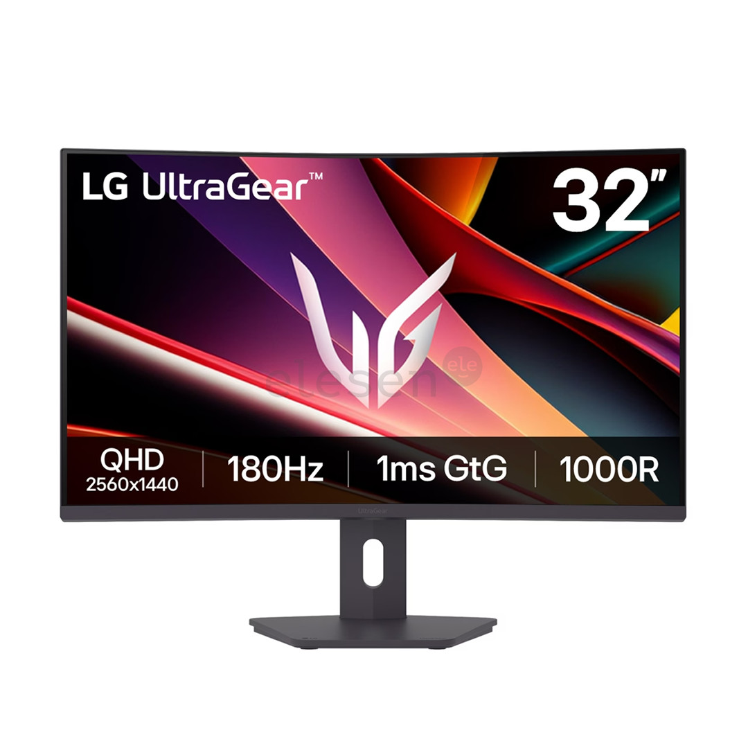 LG UltraGear G600A, 32'', QHD, VA, 180 Hz, curved, black - Monitor