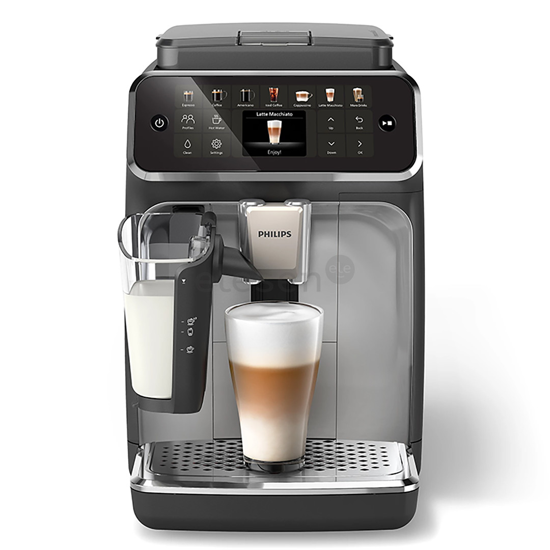 Philips LatteGo Series 4400, juodas - Automatinis kavos aparatas EP4446/70