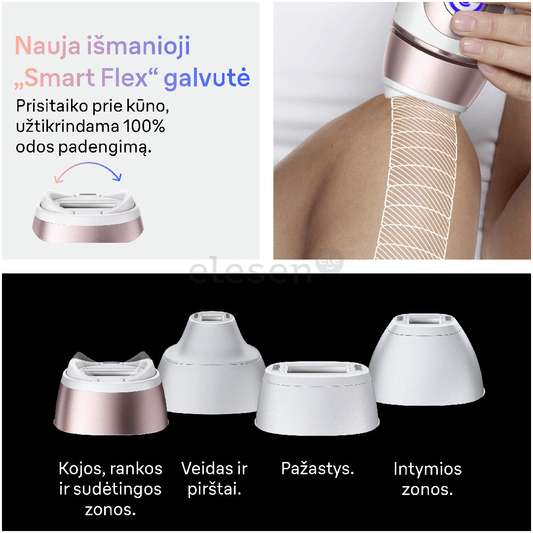 Braun Skin i·expert, белый/розовый - Фотоэпилятор