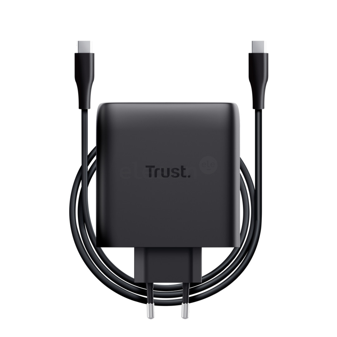 Trust Maxo, 100 Вт, USB-C, черный - Зарядное устройство