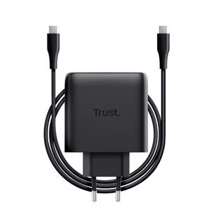 Trust Maxo, 65 Вт, USB-C, черный - Зарядное устройство