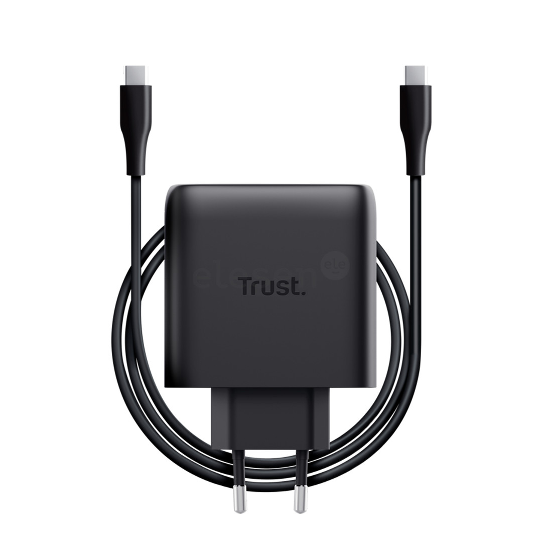 Trust Maxo, 65 Вт, USB-C, черный - Зарядное устройство