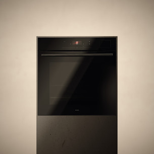 Asko, 71 l, juoda - Įmontuojama garinė orkaitė