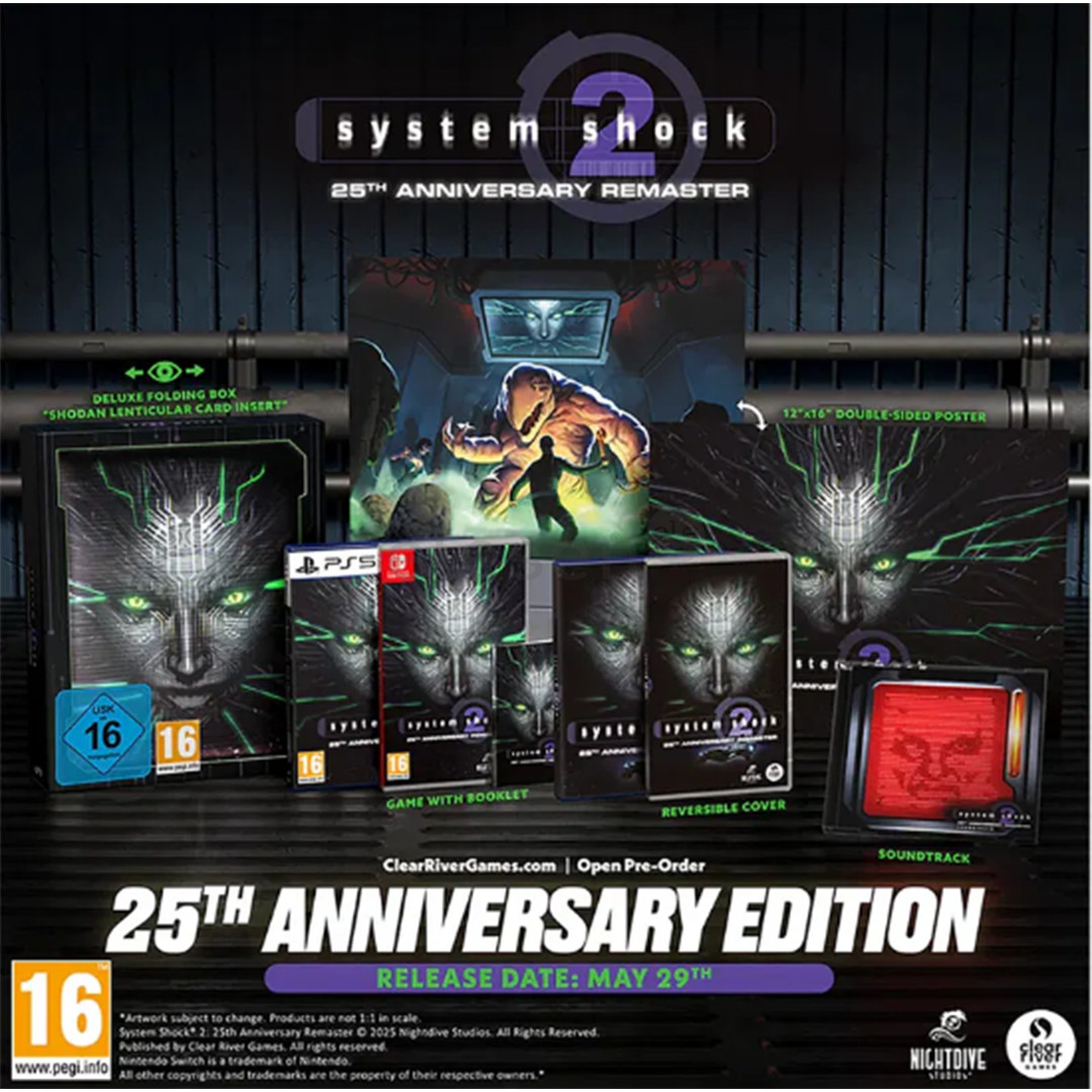 System Shock 2: 25th Anniversary Remaster Anniversary Edition, PlayStation 5 - Game