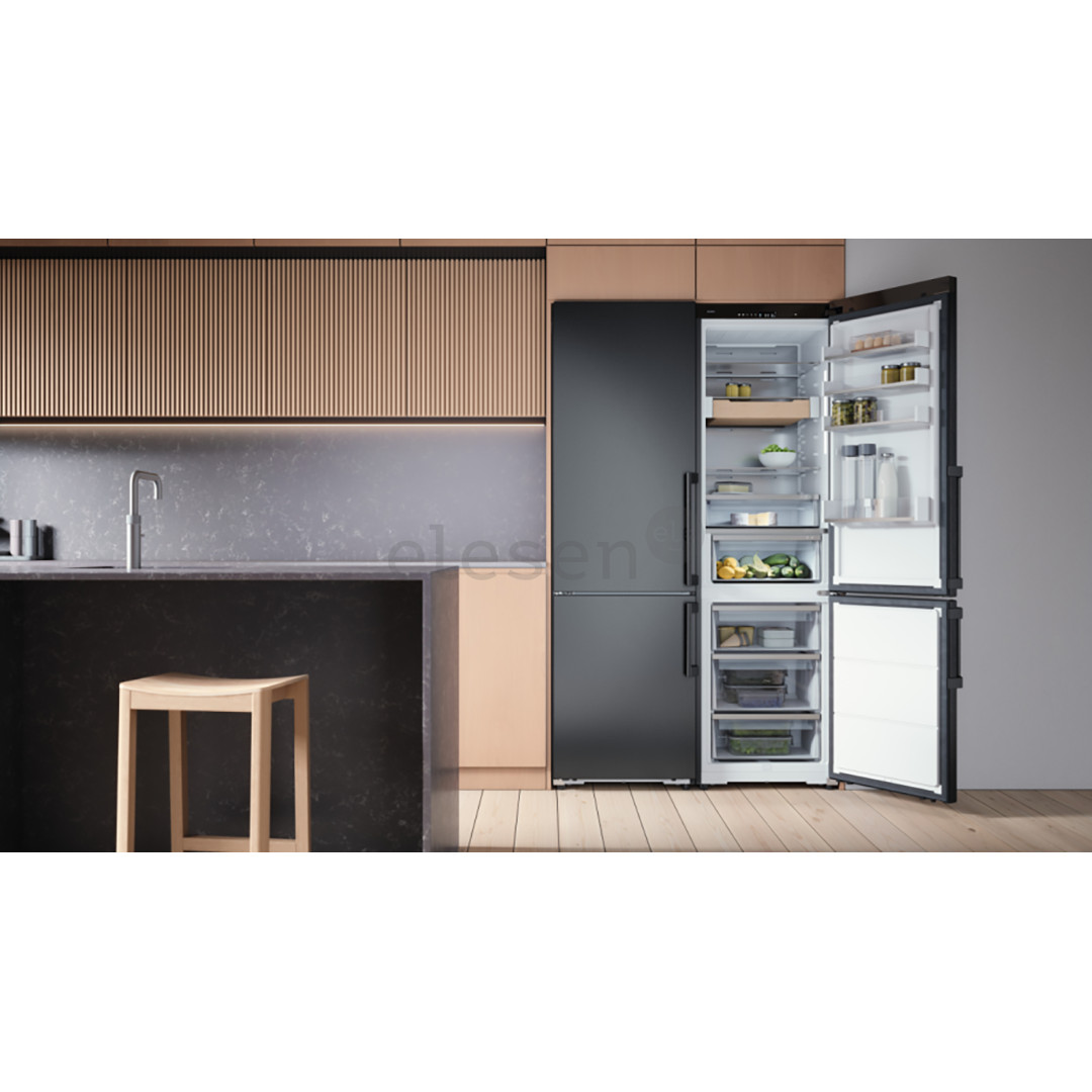 Asko Series 5, NoFrost, 409 L, aukštis 203 cm, juodas - Šaldytuvas