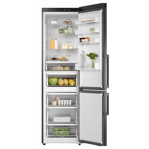 Asko, Series 2, No Frost, 409 l, aukštis 203 cm, juodas - Šaldytuvas