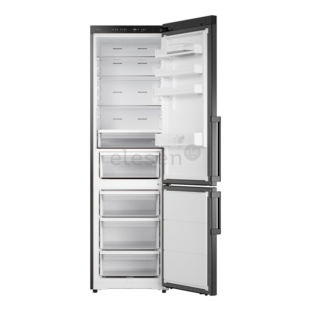 Asko, Series 2, No Frost, 409 l, aukštis 203 cm, juodas - Šaldytuvas