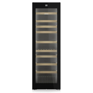 Liebherr Vinidor Selection, 106 buteliai, aukštis 186 cm, juodas - Vyno šaldytuvas
