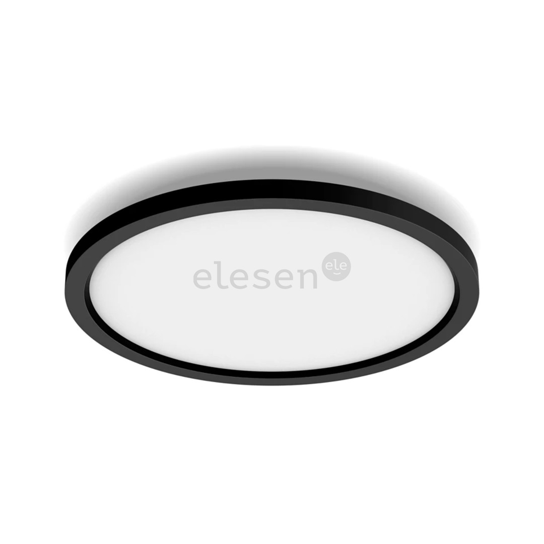 Philips Hue Aurelle Round Panel + Hue Dimmer Switch, black - Smart light