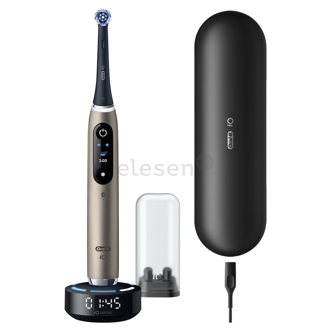 Braun Oral-B iO 10, Gold Edition, juodas/aukso spalvos - Elektrinis dantų šepetėlis