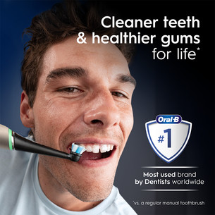 Braun Oral-B iO 10, Gold Edition, juodas/aukso spalvos - Elektrinis dantų šepetėlis