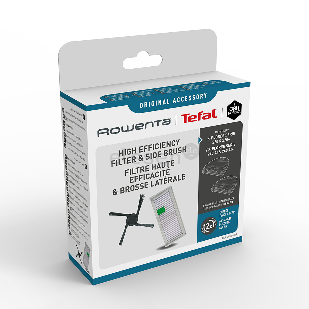 Tefal, Xplorer Series 220, 220+, 240 AI, 240 AI+ - Priedai dulkių siurbliui robotui