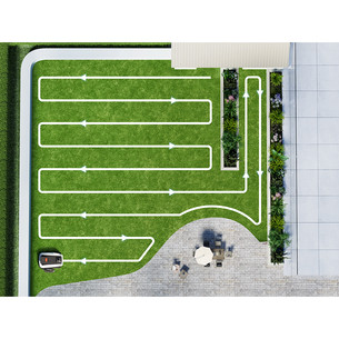 Ecovacs GOAT O1200 LiDAR PRO, baltas/juodas - Belaidis vejos robotas