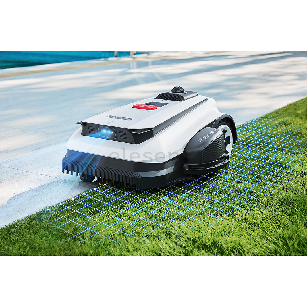 Ecovacs Goat A1600 LiDAR PRO, baltas/juodas - Belaidis vejos robotas