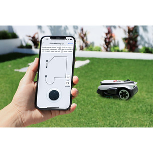 Ecovacs Goat A1600 LiDAR PRO, baltas/juodas - Belaidis vejos robotas