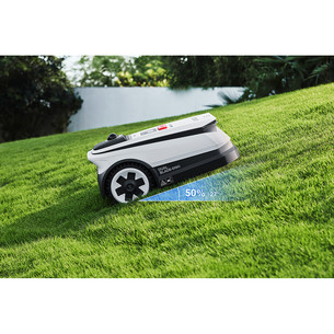Ecovacs Goat A1600 LiDAR PRO, baltas/juodas - Belaidis vejos robotas